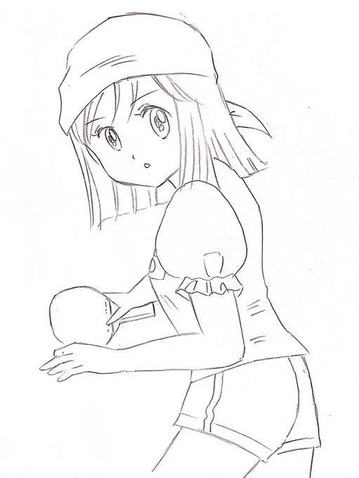 おやすみリッカちゃん 
#DQ9 #ドラクエ9 #リッカ #イラスト
#二次創作 