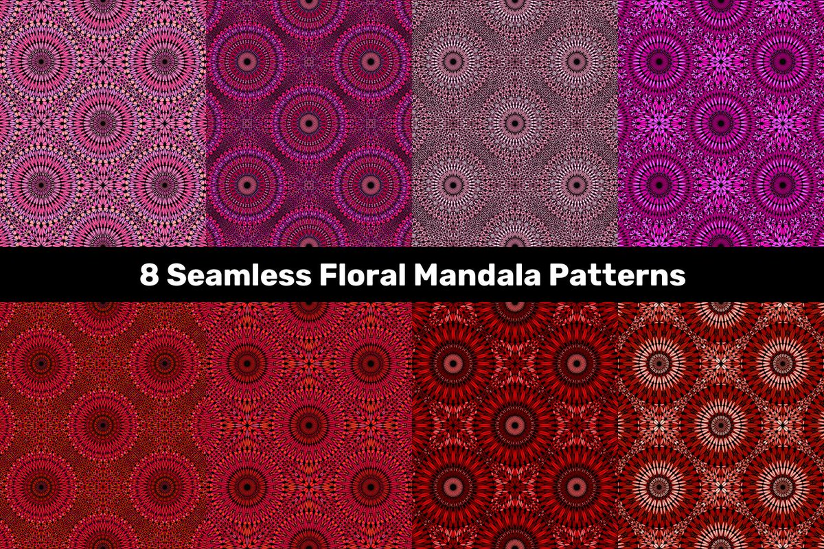 DavidZydd's tweet image. 8 Seamless Floral Mandala Patterns creativefabrica.com/product/8-pink…  #GeometricalPattern #geometricalpatternabstract #GeometricalPatterns #PremiumBackground #patterndesign #ornate #DavidZydd #VectorPattern #cheap #PremiumVector #PremiumVectorPattern