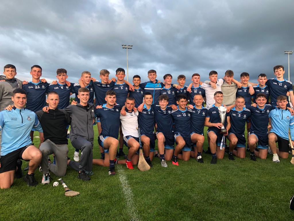 DubGAAOfficial's tweet photo. Well done to the Dublin Celtic Challenge Hurlers, who beat Clare last night in the Corn Jerome O’Leary final in Kilcormac 🙌🏆

Final score 3-19 to 2-21! 👕

#UpTheDubs https://t.co/GHn9cj5etf