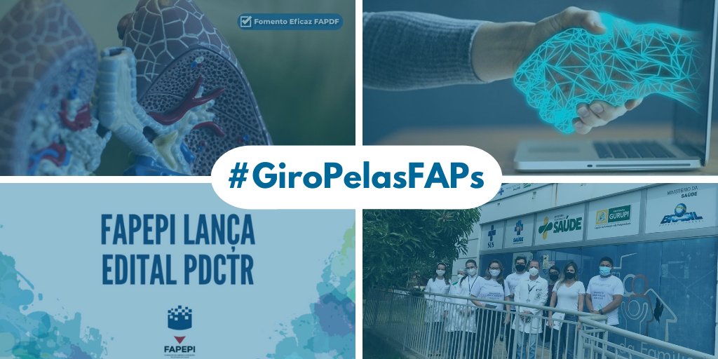 confapbr's tweet photo. 📢 #GiroPelasFAPs 🔬
Notícias das Fundações Estaduais de Amparo à Pesquisa (FAPs) pelo Brasil: https://t.co/a5gwwaCQP3
#FAPDF, @AgenciaFAPESP, @FAPT1, @Fapepi3
#Ciência #Tecnologia #Inovação https://t.co/Wsc3oA69cq