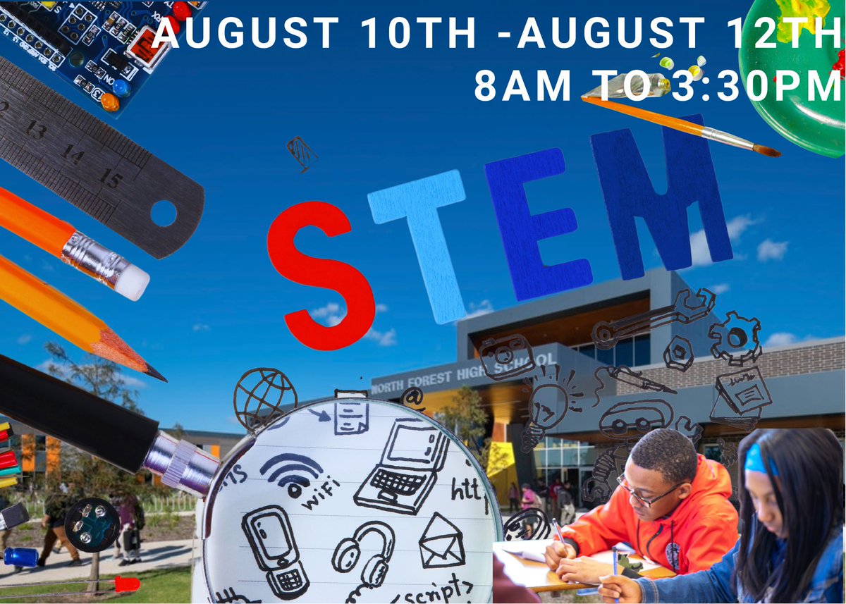 NorthForestHigh's tweet photo. Start with STEM https://t.co/FTw26l0F0j