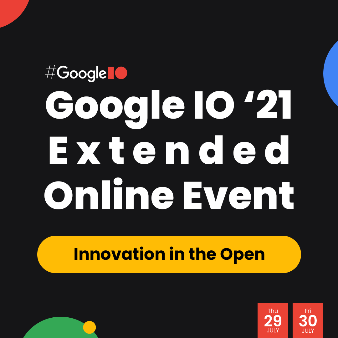 GDG_Ramallah's tweet photo. 👈 https://t.co/hYxIqUaXR3
Google I/O is an annual developer conference held by Google in Mountain View. I/O stands for Input/Output, as well as the slogan "Innovation in the Open" 
#io21extended
#IO21 #MENAIO @gdgmena 
#gdg_ramallah #wtm_ramallah https://t.co/ILDqsfrA9c