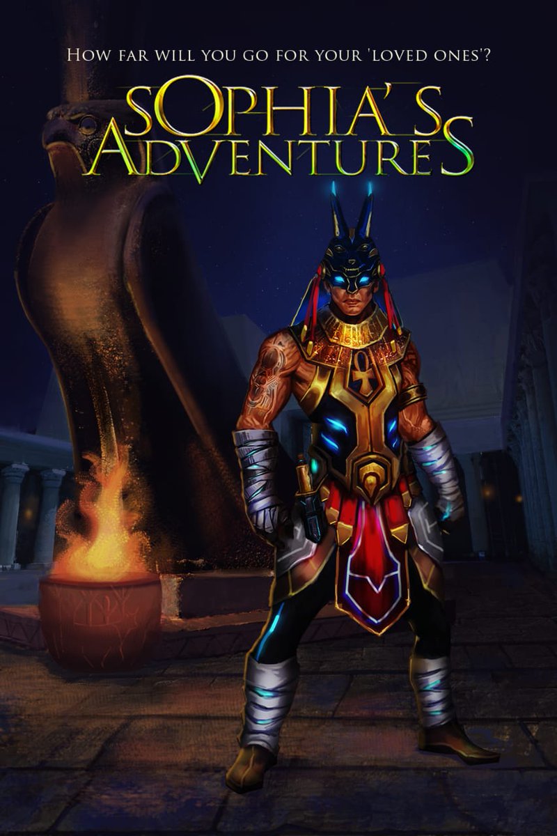 tuttifrutti_gam's tweet photo. 'Anubas - The Guardian of cursed tomb treasures!'
Beneath the iron shield, is there an unforeseen 'lover'?
Will he ever fall for a mortal girl?
'Sophia's Adventures'
https://t.co/3rINbmQerm
Coming soon on Kickstarter...
#backsophia #kickstarter #indie #truelove https://t.co/aTinBhTiFa