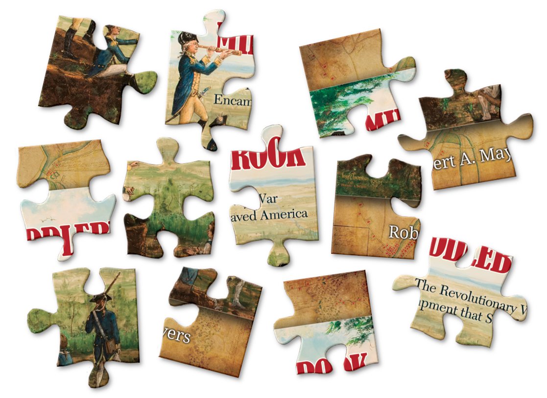 On August 15, historian Bob Mayers will launch his seventh book, "Middlebrook, The Revolutionary War Encampment that Saved America." Today we present the "puzzling" cover reveal!
Go to jigex.com/dBkF and solve the puzzle!