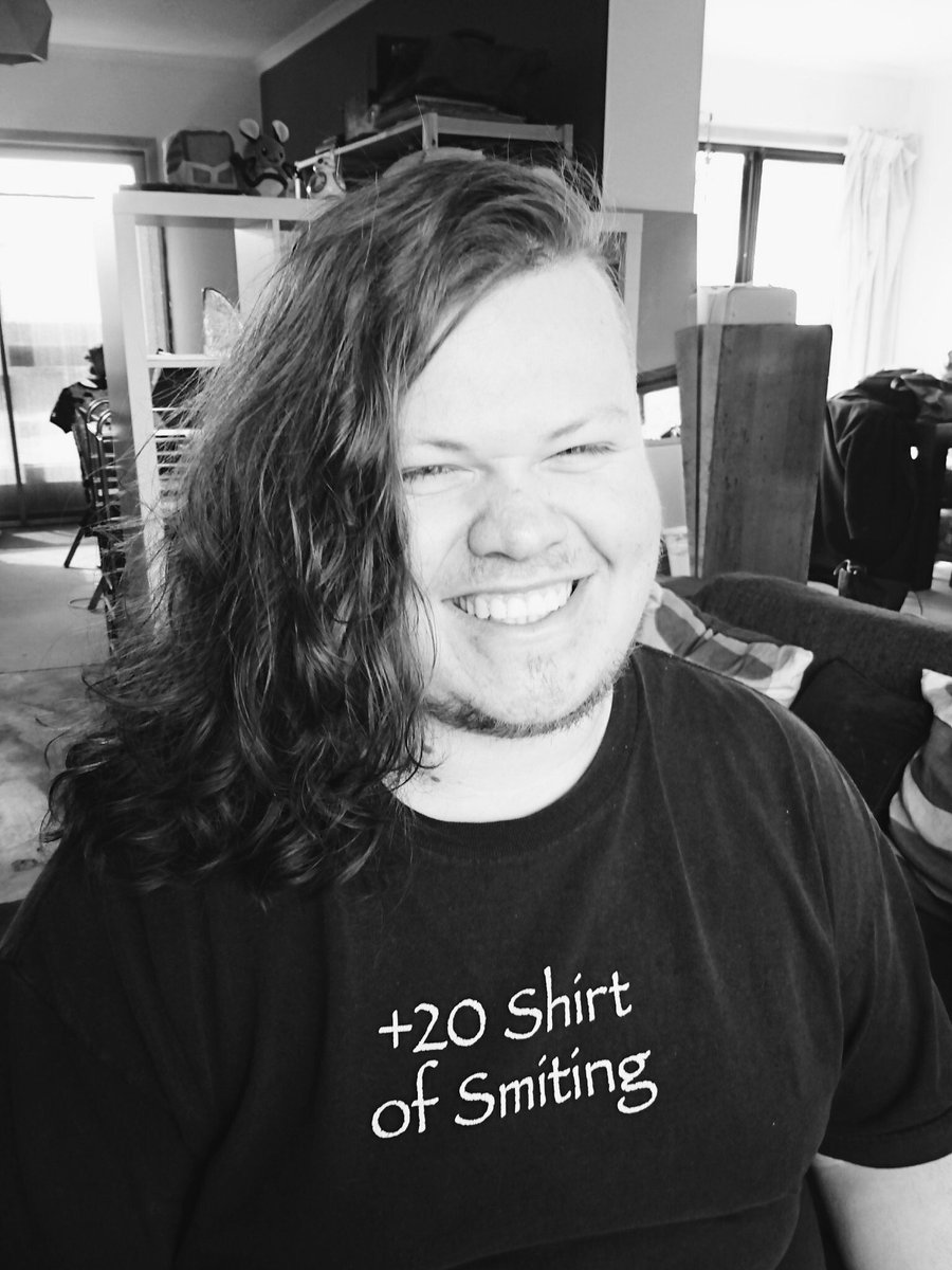 wildwoodsgames's tweet photo. Quote Tweet with a photo of you that somebody else has taken. Selfies are not allowed. It can be old or new but ideally one that really captures you.

Photos by dear friend @blackwoolsays on the occasion of great gender euphoria over new hair (haircut by dear friend also) https://t.co/OsDpfapTuy
