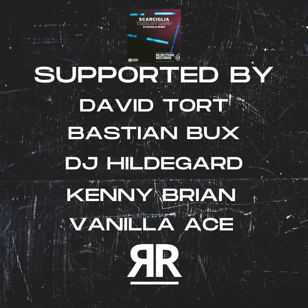 Huge thanks to all the incredible support on our first release - Take My Hand - Scarciglia 💥

<a href="/DJHildegard/">DJ Hildegard</a> <a href="/DavidTort/">David Tort</a> <a href="/BastianBuxMusic/">Bastian Bux</a>

Check it out here if you haven't already - hypeddit.com/link/dhlqox