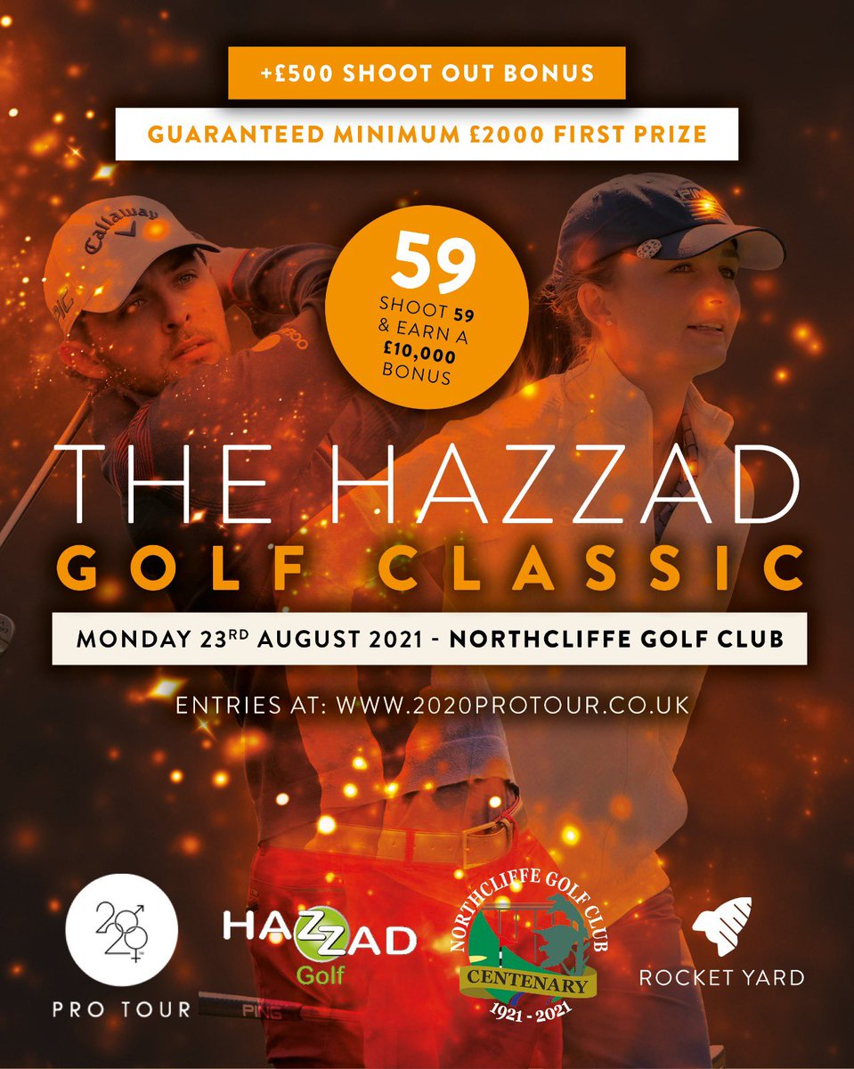 CONFIRMED 💰💰💰

On top of normal entry fees (no course fee) there will be an EXTRA GUARANTEED minimum £2000 first prize at @Northcliffegc from a £99 entry fee!

Example: 60 players = £3485 first prize!!!! 

No <a href="/PGAEuroProTour/">PGA EuroPro Tour</a> week - limited space so enter quick

Keep reading…