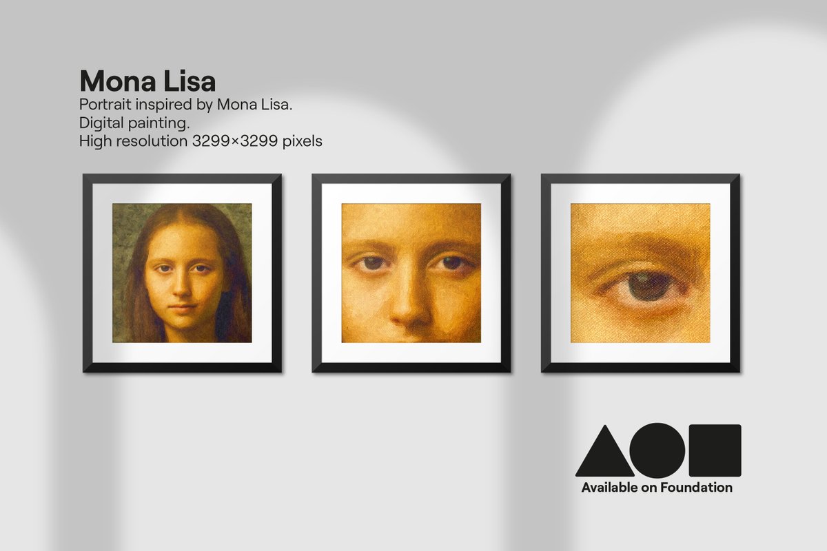EricMario20's tweet photo. @VitoWelch2 Portrait inspired by Mona Lisa @withFND https://t.co/sIYN9bFguz