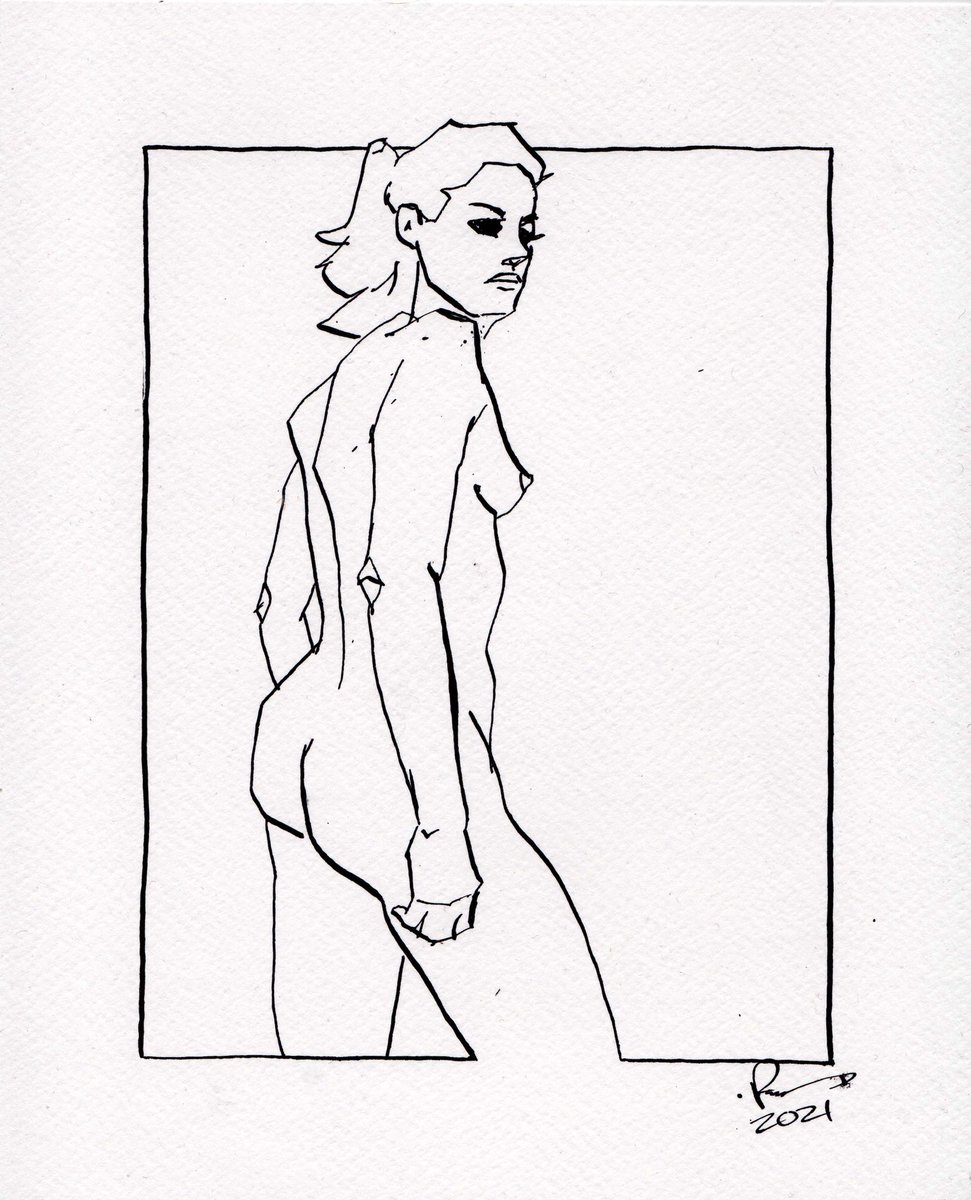 A Sense of Space
Ink on paper
21x25cm