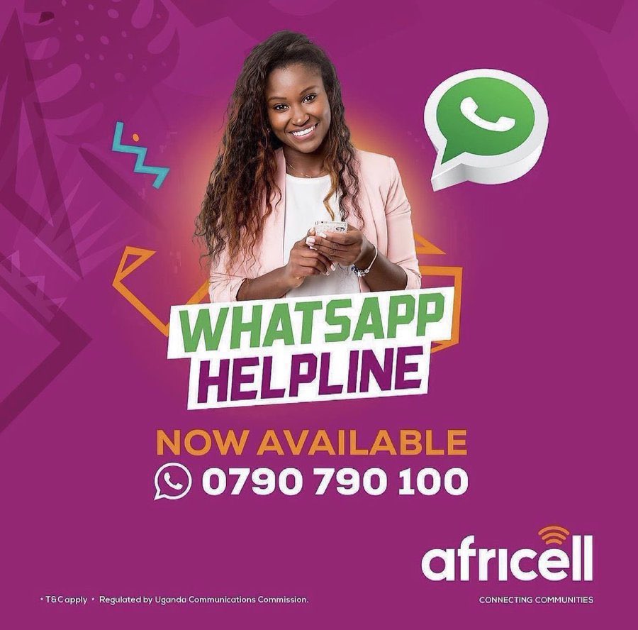 Need to make any quick inquiries or compliments? Reach us on our WhatsApp helpline now. #AfricellServices