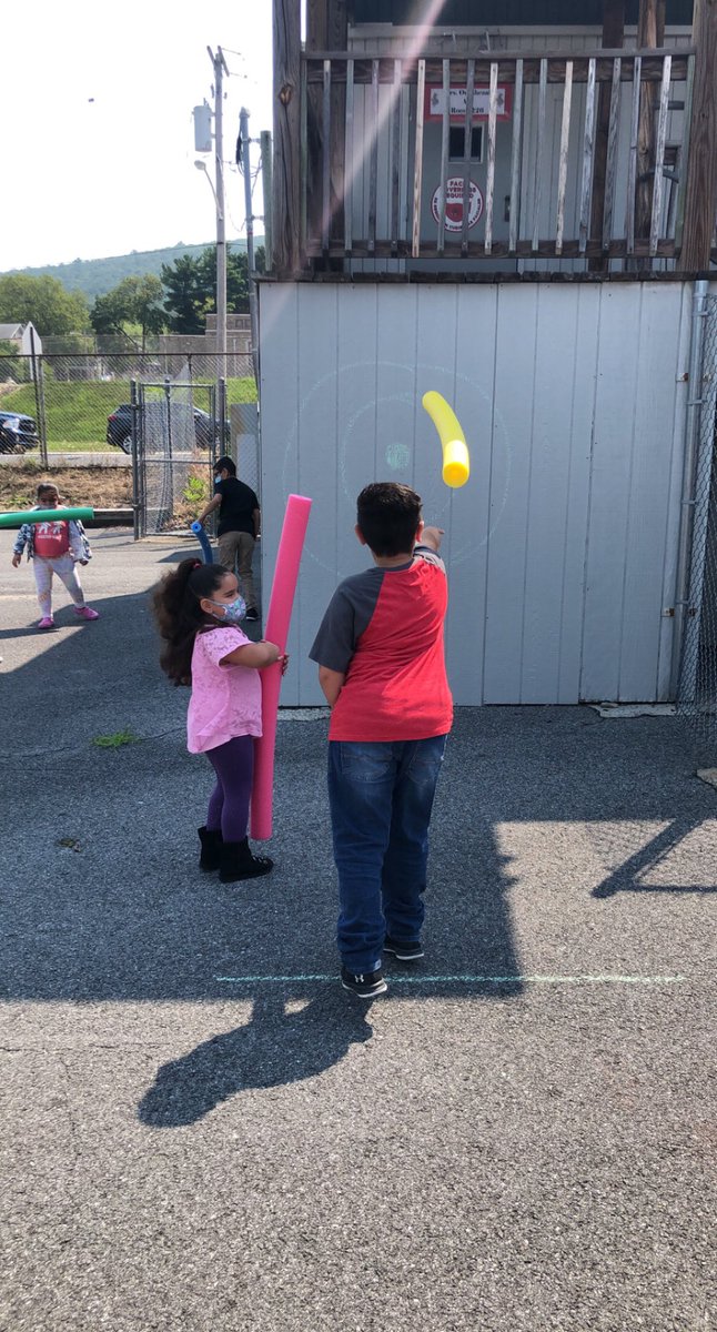 MrPhelpsRSD's tweet photo. This week is all about the Olympics at 12th &amp; Marion’s Summer Program! Our students were able to show their skills in various events including a discuss throw, long jump and a javelin throw. (Don’t worry. We used pool noodles 😉)
@MissFreesRSD 
#rsdproud https://t.co/2JzOxrZ1Mh