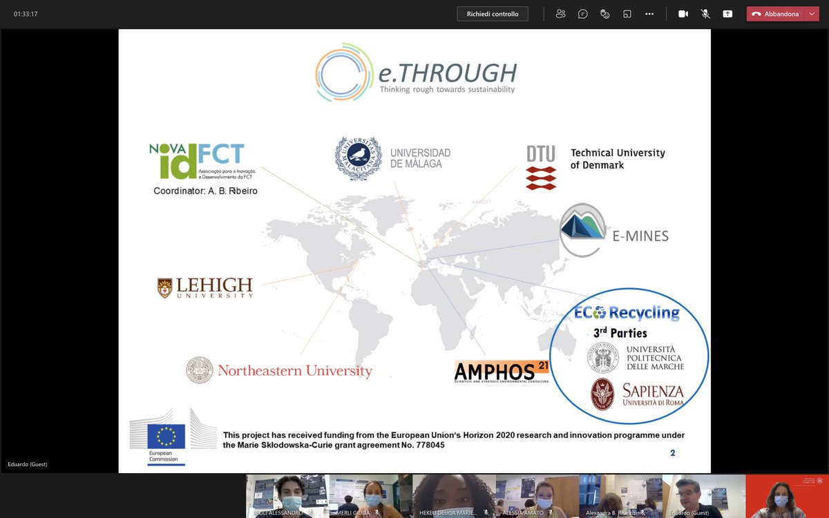 e.THROUGH (@ethroughproject) on Twitter photo In the scope of <a href="/eTHROUGHproject/">e.THROUGH</a>, Eduardo Mateus just finished the Seminar entitled "Analysis of Organic Compounds by Chromatographic Methods…in less than 60 minutes" at Università Politecnica delle Marche.
<a href="/UnivPoliMarche/">UnivPM</a> <a href="/FCTNOVA/">Faculdade de Ciências e Tecnologia | NOVA FCT</a> <a href="/CENSEFCTNOVA/">Center for Environmental & Sustainability Research</a> <a href="/RESOLUTIONLab/">Resolution Lab</a> In the scope of <a href="/eTHROUGHproject/">e.THROUGH</a>, Eduardo Mateus just finished the Seminar entitled "Analysis of Organic Compounds by Chromatographic Methods…in less than 60 minutes" at Università Politecnica delle Marche.
<a href="/UnivPoliMarche/">UnivPM</a> <a href="/FCTNOVA/">Faculdade de Ciências e Tecnologia | NOVA FCT</a> <a href="/CENSEFCTNOVA/">Center for Environmental & Sustainability Research</a> <a href="/RESOLUTIONLab/">Resolution Lab</a>