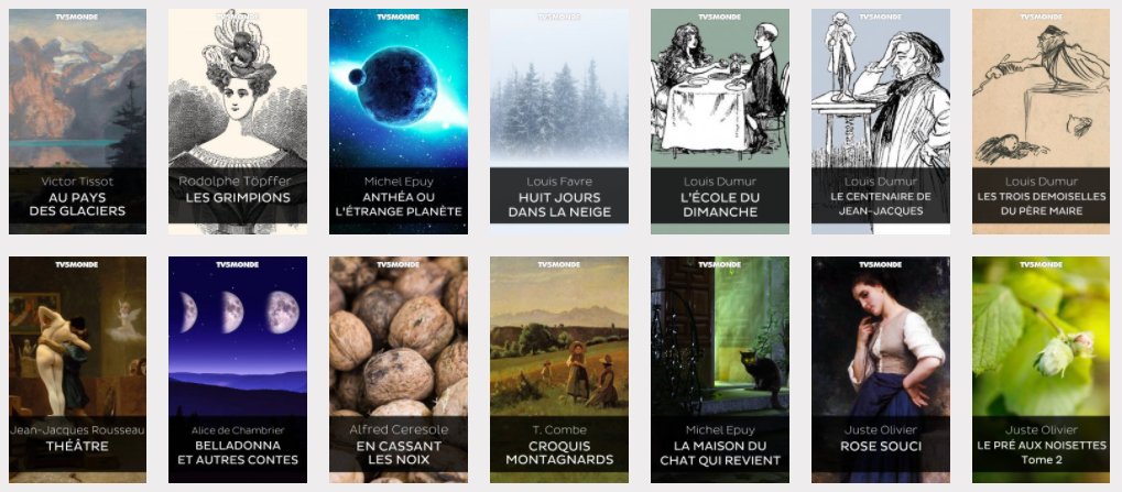 De nouveaux ouvrages suisses sont disponibles dans la Bibliothèque numérique de TV5MONDE ! Ce mois-ci : une trilogie genevoise à l'humour grinçant, des histoires d'amour, des tempêtes de neige, une mystérieuse nouvelle planète et bien d'autres récits : bibliothequenumerique.tv5monde.com/liste/livres-s…