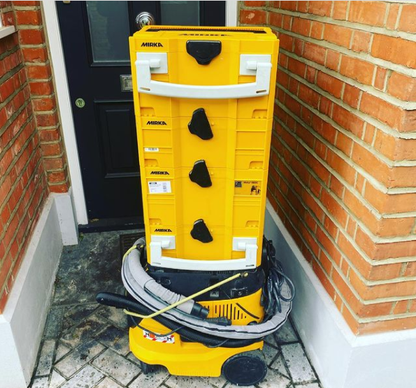 MirkaUK's tweet photo. As well being made in a colour that's hard to misplace, our Systainer boxes are pretty handy for protecting your tools and keeping your abrasives organised.
#mirka #mirkauk #mirkamagic #dedicatedtothefinish #tidytools https://t.co/m4UsuADcVd