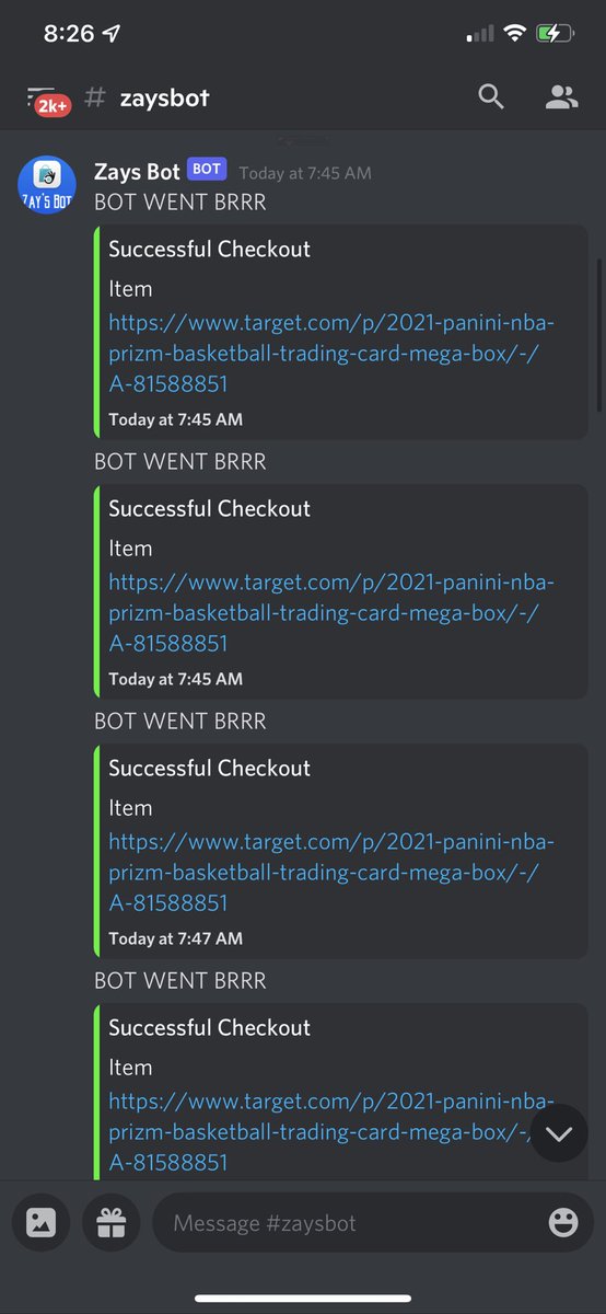 ZaysBot's tweet image. We will continue to work and push updates until we are satisfied with our bot. Thanks