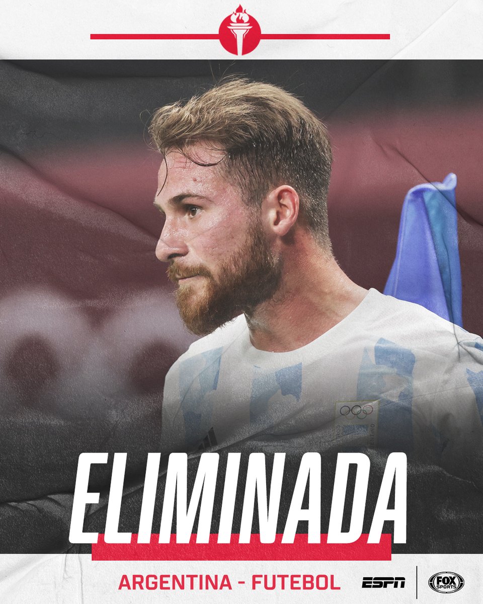 SportsCenterBR's tweet photo. ARGENTINA ELIMINADA NO FUTEBOL MASCULINO! ❌⚽⁣
⁣
#FOXSportsTóquio #Tokyo2020 https://t.co/eCIoerJvVJ