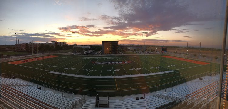 Coach_Nesbitt's tweet photo. The view from the @OUAZFootball  DEN is incredible!  #HomeFieldPride 2021 FOOTBALL season is HERE 👊🏼.  #ProtectTheBrand #OUAZFootball #ThePACK https://t.co/nqNixBciWe