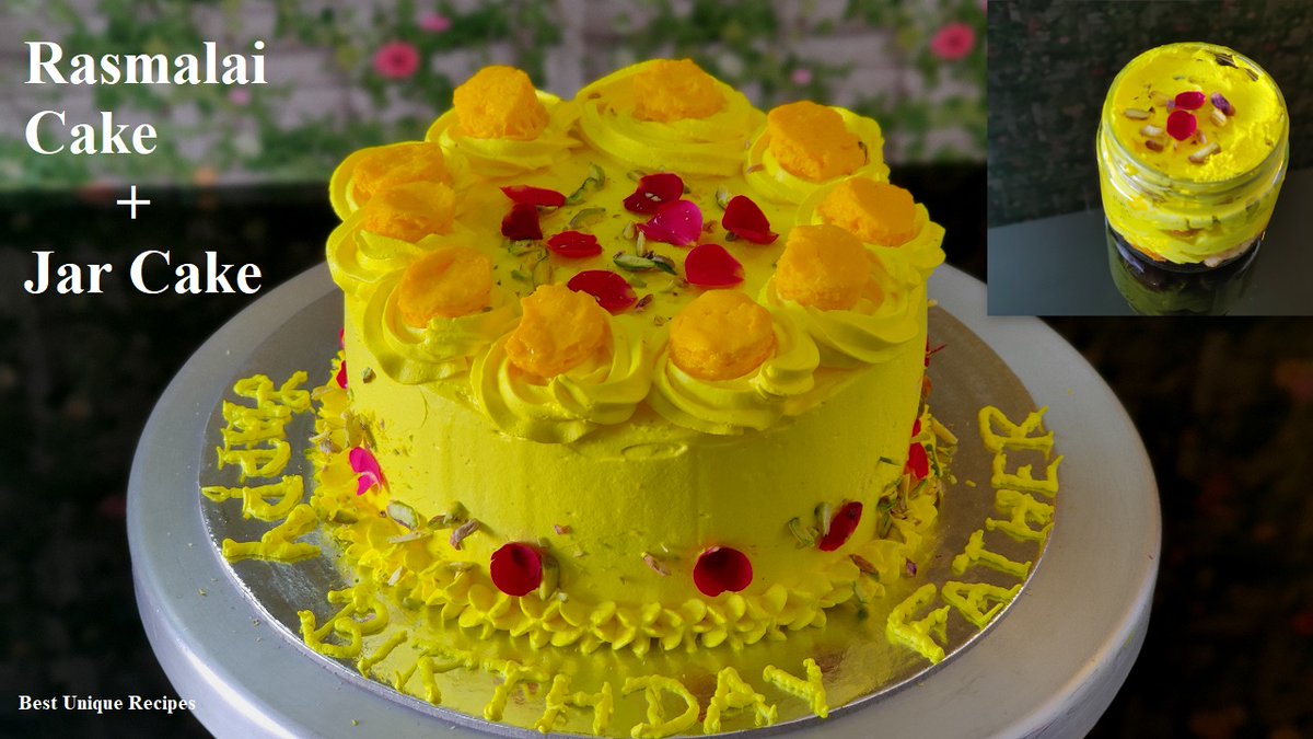 RecipesUnique's tweet photo. Eggless Rasmalai Cake Recipe | रसमलाई केक : https://t.co/CQP28xhGuy
#rasmalaicake #rasmalaicakerecipe #jarcake #jarcakerecipe #indianfusioncake #bestuniquerecipes #Trending #cake #cakedesign #fusioncakes #cakedecorating #cakerecipe #Mithai #Cakes https://t.co/KrBTjMUDMB
