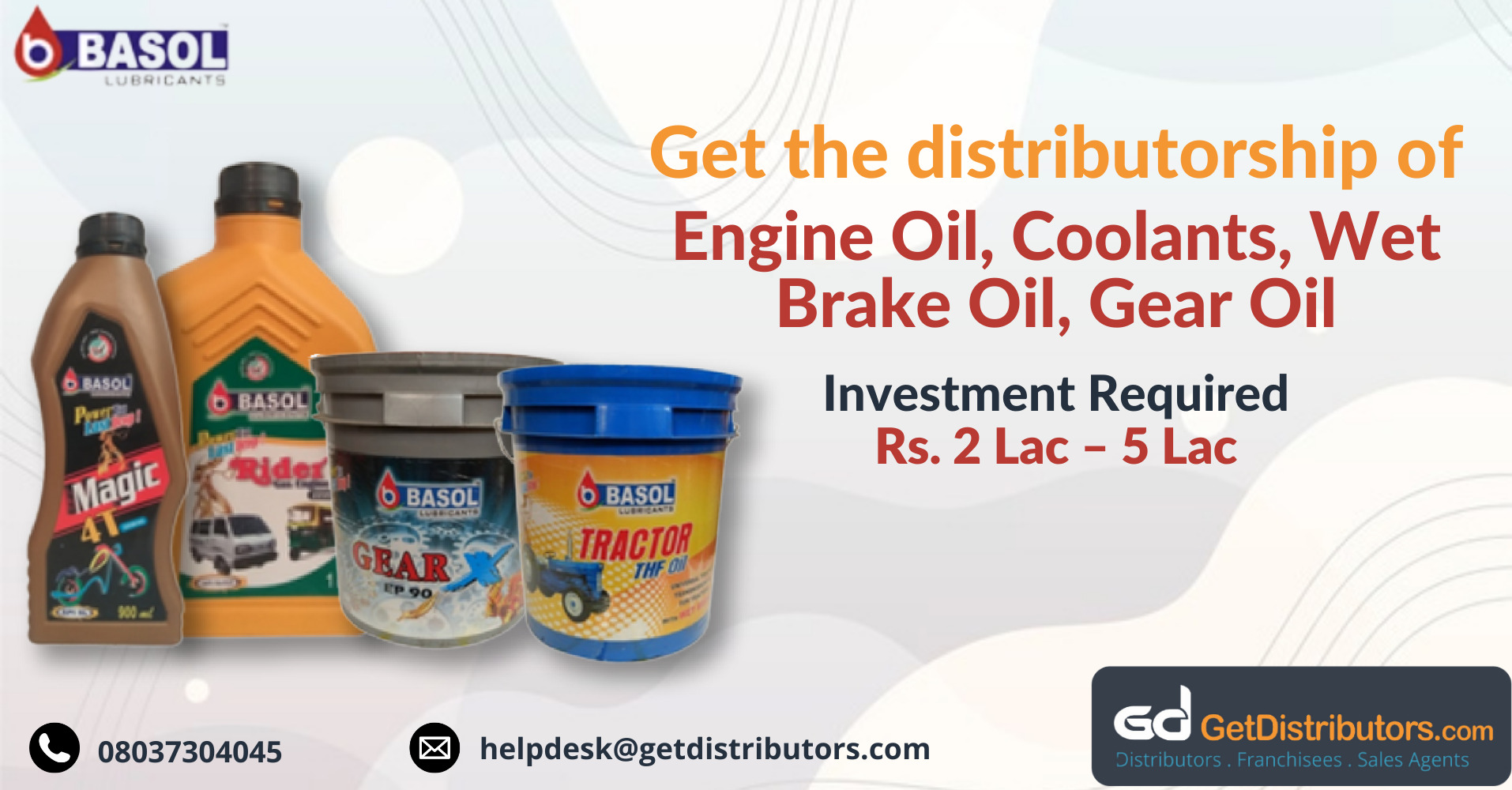 GetDistributors on Twitter "Avail the distributorship of Engine Oil