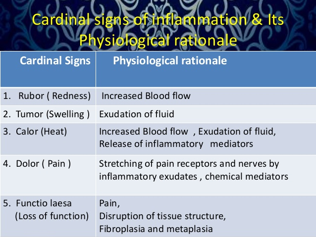 knows_med's tweet image. Cardinal Sign of Inflammation