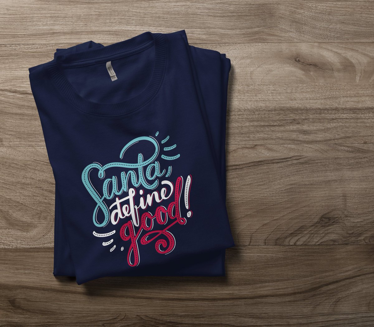 Santa Define Good. Funny T-shirt for Women and Man. Christmas Shirt. Best Gift for Women, Girl, Man, Boyfriend or Girlfriend. etsy.me/3zIf9eD #birthday #christmas #streetwear #shortsleeve #bestfriendgift #santashirt #tshirt #shirt