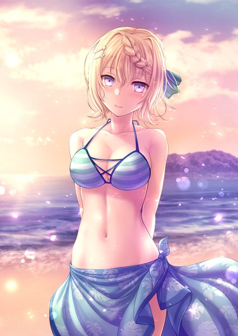 パースと水着デート 