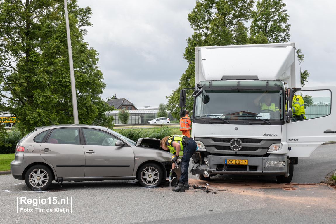 Drie gewonden bij ongeval op Waterings bedrijventerrein