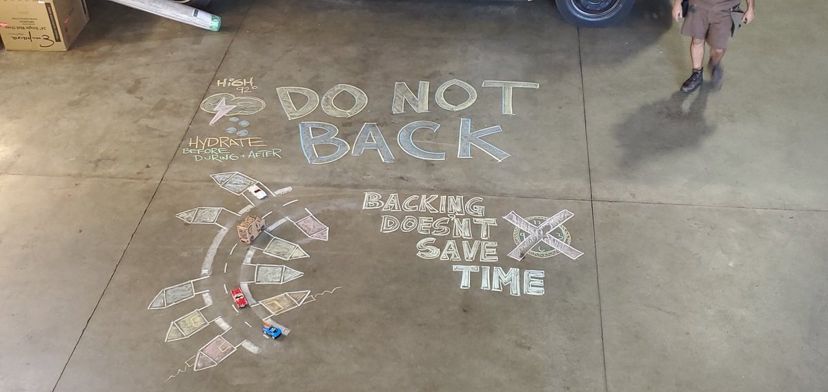 Walk out the package.. Best way to avoid a backing accident Avoid Backing at all Cost