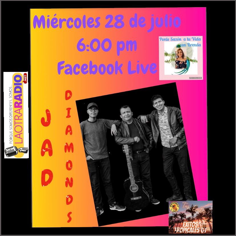 JAD_diamonds's tweet photo. Hoy Miércoles a partir de las 6 de la tarde ( Hora de Guatemala) Entrevista a JAD diamonds con Brenda Sanchez desde Dallas Texas, EEUU.
No se lo pierdan por Facebook Live. https://t.co/7nI6zHS7RR
