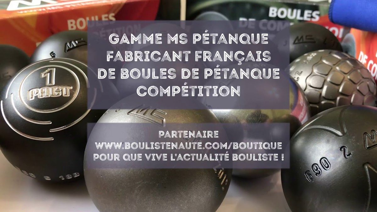 Boules de pétanque de compétition - MS 120 Acier MS PETANQUE