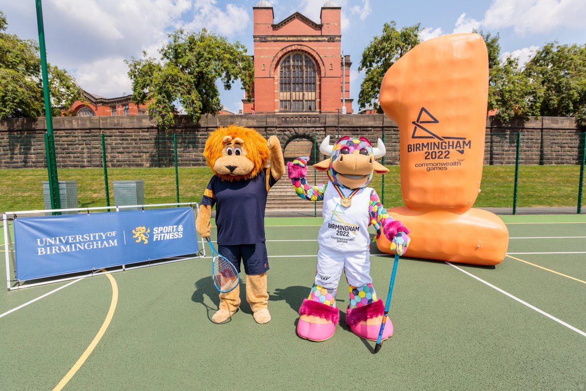 Uni of Birmingham (@unibirmingham) on Twitter photo Today marks one year to go until the start of Birmingham 2022 Commonwealth Games when the eyes of the world will be on our city! So we got Rory the Lion from <a href="/UBSport/">University of Birmingham Sport</a> together with <a href="/birminghamcg22/">Birmingham 2022</a>’s Perry the bull on campus to celebrate! Today marks one year to go until the start of Birmingham 2022 Commonwealth Games when the eyes of the world will be on our city! So we got Rory the Lion from <a href="/UBSport/">University of Birmingham Sport</a> together with <a href="/birminghamcg22/">Birmingham 2022</a>’s Perry the bull on campus to celebrate!