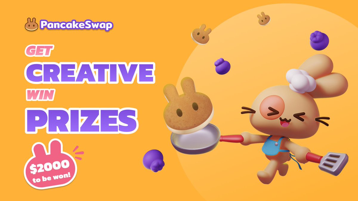 PancakeSwap v4🥞 on X: Get creative - $2,000 in $CAKE to be won
