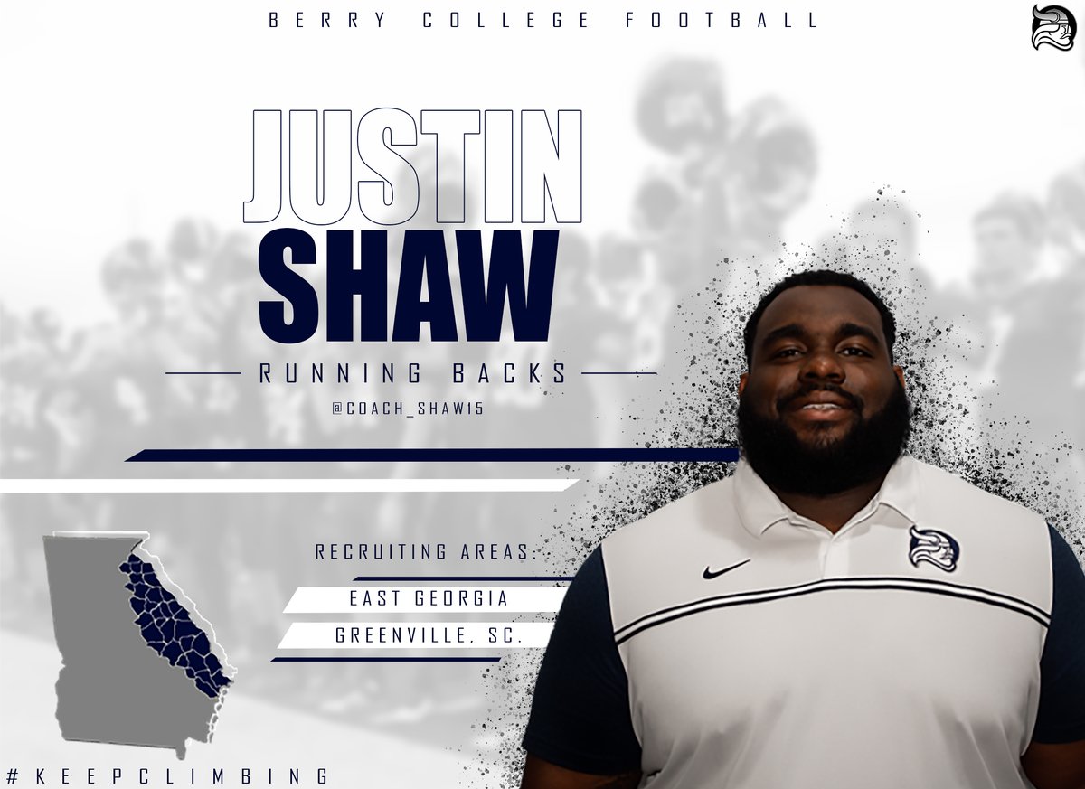 BerryFootball's tweet image. Welcome to the team, Coach Shaw. 
@Coach_Shaw15 
#KeepClimbing