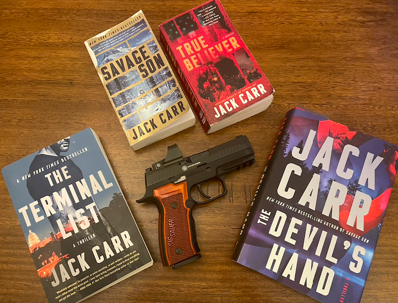 OR_GUN_RANGE's tweet photo. If you are looking for a good read ... The James Reece series is amazing! Finished all 4 and can't wait for number 5! #theterminallist #truebeliver #savageson #thedevilshand @jackcarrusa https://t.co/NbkcufCNSB