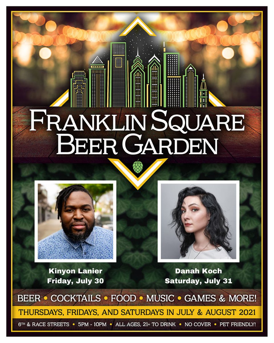 Historic Philly (@historicphilly) on Twitter photo Hear live music from local artists in <a href="/FranklinSqr/">Franklin Square</a> during Summer Splash Fridays & Saturdays! Bring friends & family to the Franklin Square Beer Garden to enjoy cocktails & music from <a href="/YonDaMaestro/">Kinyon Lanier</a> on July 30 & @danahdenice on July 31.⠀
More here: bit.ly/3aHSC6c Hear live music from local artists in <a href="/FranklinSqr/">Franklin Square</a> during Summer Splash Fridays & Saturdays! Bring friends & family to the Franklin Square Beer Garden to enjoy cocktails & music from <a href="/YonDaMaestro/">Kinyon Lanier</a> on July 30 & @danahdenice on July 31.⠀
More here: bit.ly/3aHSC6c