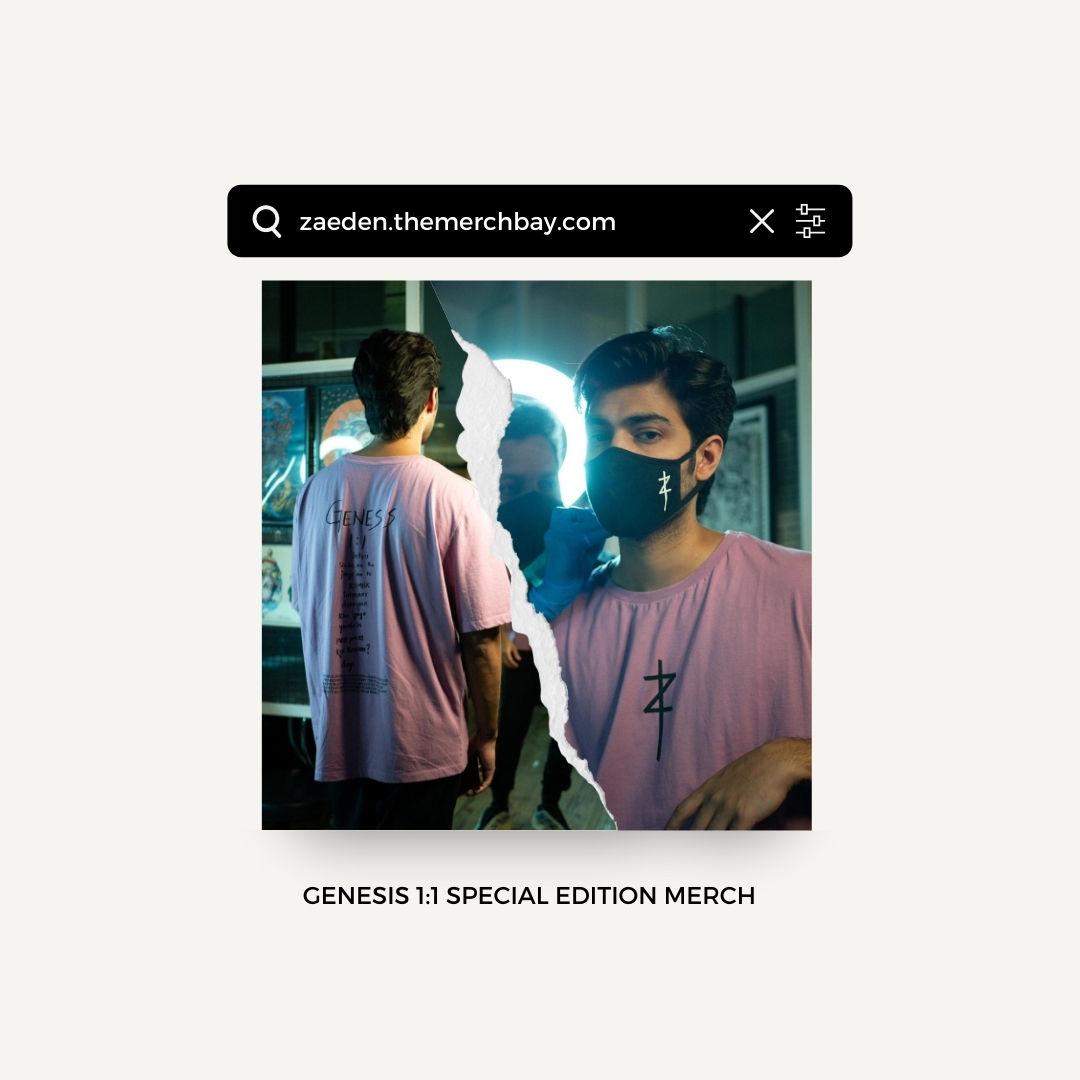 This one’s for the Z army 💎 We’ve got you an exclusive range of ‘Genesis 1:1’ merch to commemorate your support on the release of this very special album 🤍 Live now, go shop! <a href="/ZaedenMusic/">Zaeden</a>