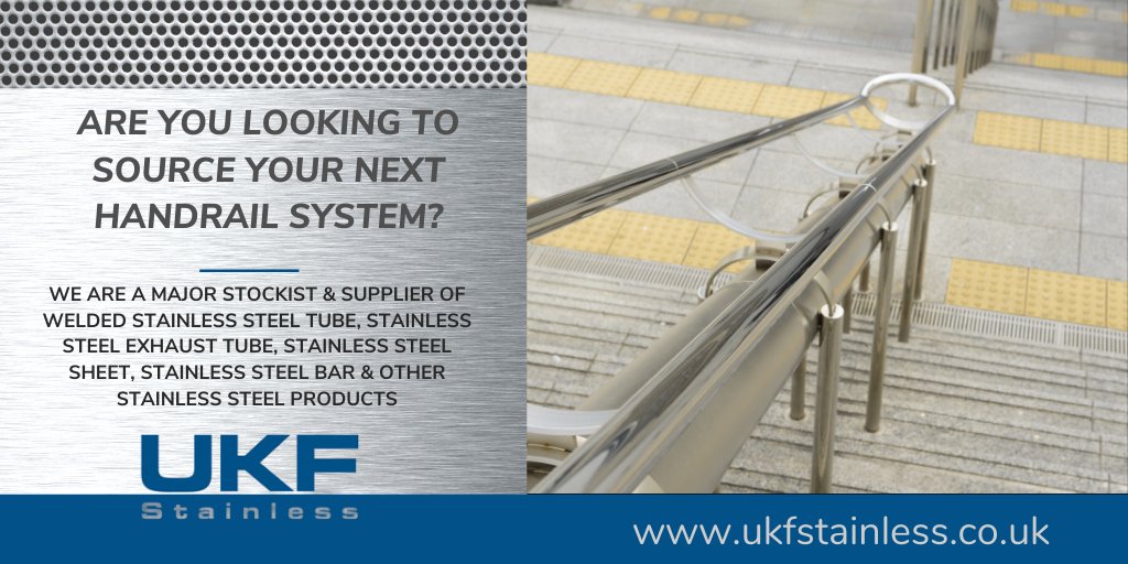 We hold a complete range of stainless steel handrail tube in all standard diameters. By maintaining strong relationships with our suppliers, we can source additional #components or #fittings upon request. 

Click here: ukfstainless.co.uk/products-listi… 
#handrail #supply #building #tube