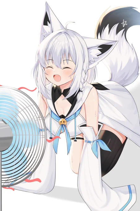 夏が暑すぎるフブキ
#絵フブキ 