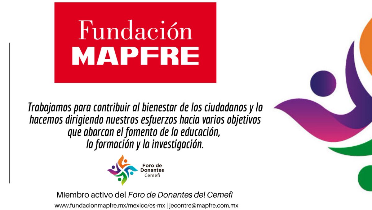 FDonantesCemefi's tweet photo. 🟡 @fmapfre Miembro activo del @FDonantesCemefi
#ForoDonantesCemefi #AportesOSC #SiConLasOSC https://t.co/iq6C62SIeM