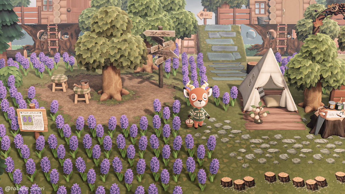 ツリーハウスとラベンダー畑
アプデもきたね〜タピオカ楽しみ🤎🧋

#AnimalCrossing #ACNH
#あつ森写真部