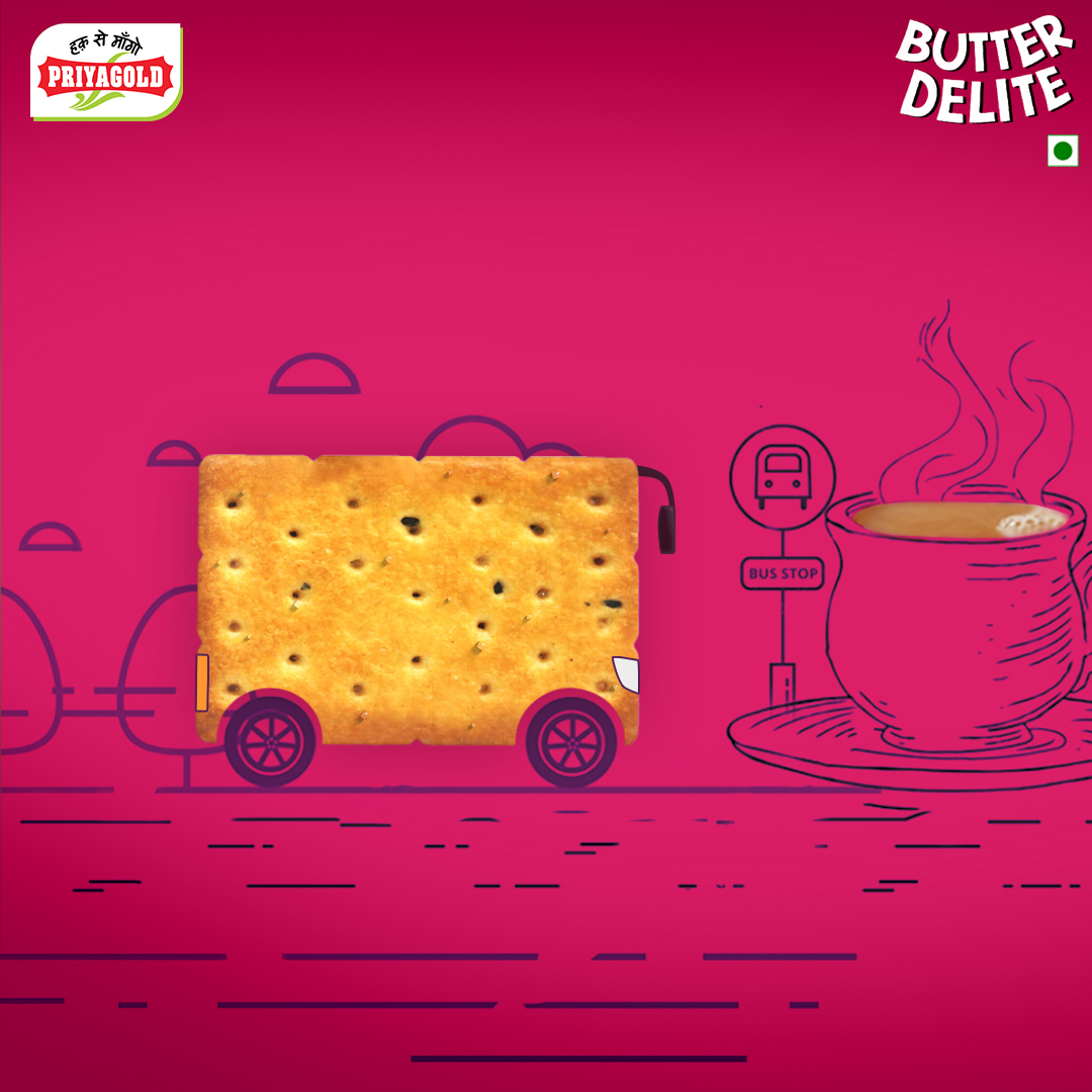 It's never too late to enjoy a pleasant ride with Priyagold Butter Delite.

And when a cup of hot tea joins at the next stop, the journey will undoubtedly take you to a happy place.

To know more about other Priyagold products, visit: priyagold.com