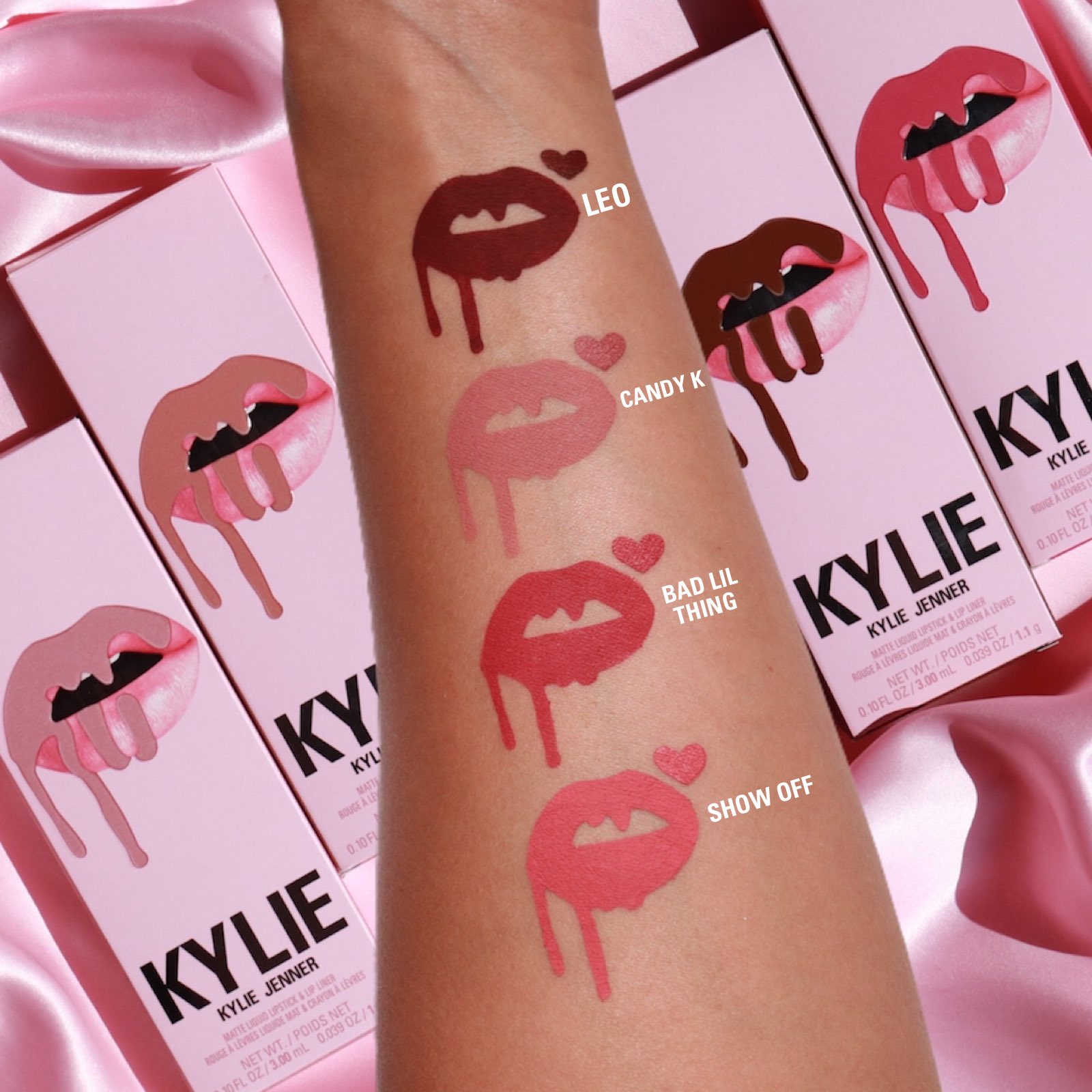 Kylie Cosmetics Lip Kit Swatches atelieryuwa.ciao.jp