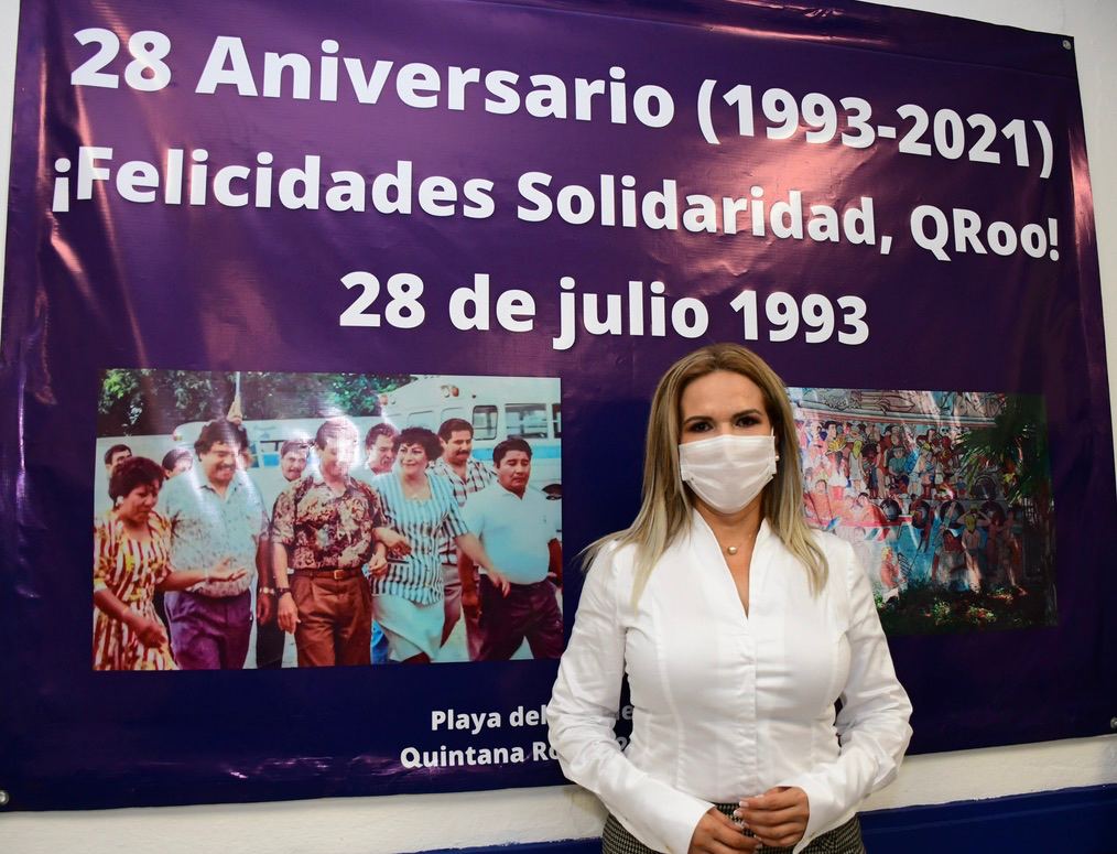 LiliCamposM's tweet photo. Agradezco ser parte de este XXVIII Aniversario de la creación del municipio de Solidaridad. Acompañar a quienes integran el Grupo Cívico Político “28 de Julio”, fue un honor. Mi compromiso y amor por Solidaridad, me impulsan a continuar trabajando.
Feliz cumpleaños #Solidaridad! https://t.co/8fojCJAYAm