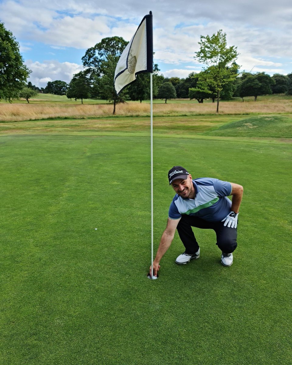 Congratulations to Will Haggon, recording a hole in one at 13th tonight. Always a great feeling to watch your shot drop in the hole too… witnessed by David Scott and Paul Cooper.