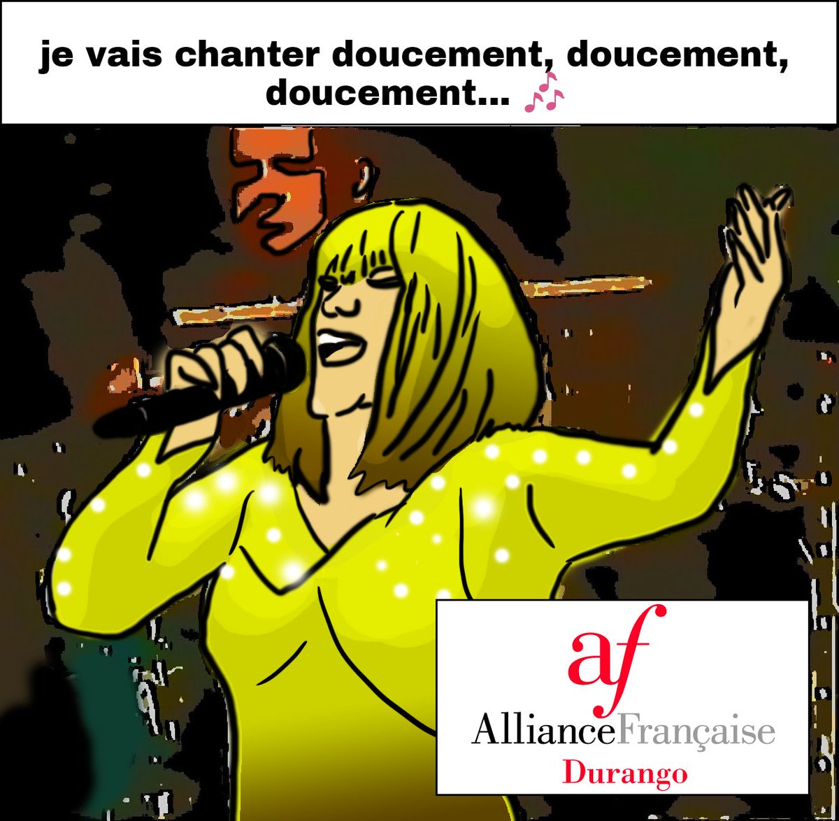 Uff 😩👌 si tú quieres también cantar tus favoritas en francés, haz como la petite trésor e inscríbete en la Alianza Francesa de Durango. Próximos cursos 🔻
🔸 Inscripciones: primera semana de Agosto.
🔸 Curso intensivo en línea: 09/08 - 03/09
🔸 WhatsApp: 618 257 9280.