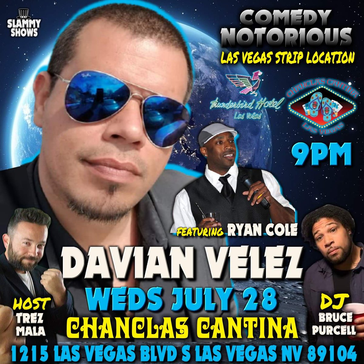 SlammyShows's tweet photo. BIG TIME COMEDY TONIGHT
w/ @davianvelez  ...
plus a monster line up ..
NO COVER
HALF PRICE CHICKEN WINGS https://t.co/cERwBVzm1p