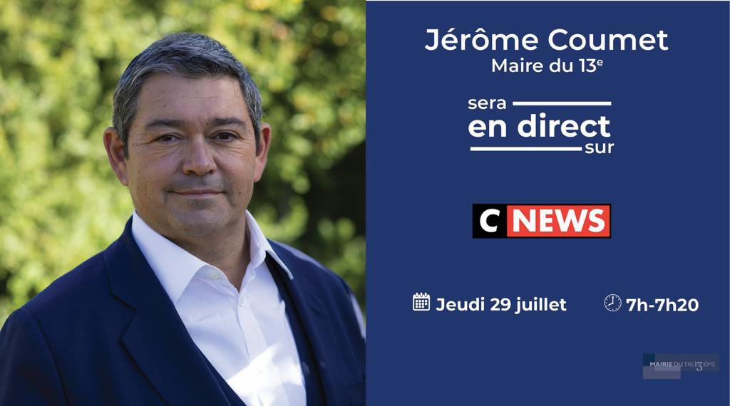 jerome_coumet's tweet photo. Vous pouvez me retrouver dans le cadre d’un débat demain matin :
➡️ mise en œuvre du Pass sanitaire
➡️ préparation de la rentrée scolaire 
➡️ situation épidémique 
➡️ rapport de l’Etat et des collectivités territoriales https://t.co/2puEof6rCz
