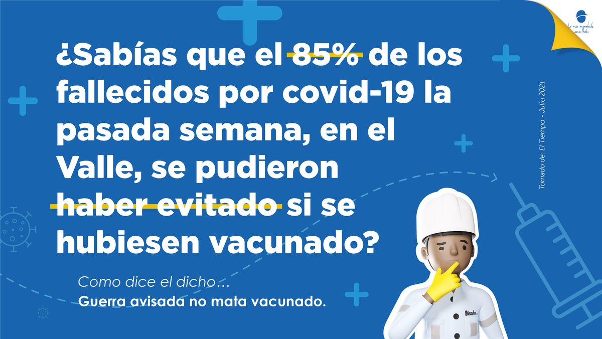 DimantecL's tweet photo. Muchos aún están a tiempo. #Vacúnate ✌️ https://t.co/SGFFZSFBfA