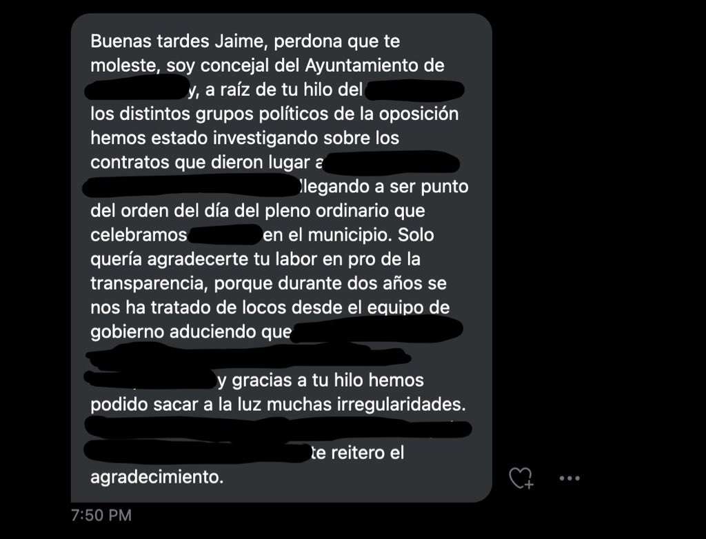 Mensajes que hacen ilusión.

Quizá sea posible provocar cambios mediante el activismo tecnológico, sin implicarse en partidos políticos.

Quizá los datos y documentos públicos sean más potentes para ello que las estériles discusiones ideológicas. 

Quizá no todo esté perdido.