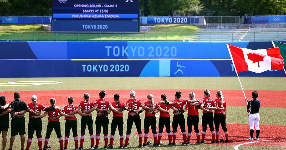 calualumni's tweet photo. SOFT: Natalie Wideman ‘14 and Team Canada captured the bronze medal at the Tokyo Olympics. Canada won its first-ever medal in softball this summer. 🇨🇦🥉🥎#OlympiansMadeHere

https://t.co/FDogtIJGvH https://t.co/ovsfTKSxzA